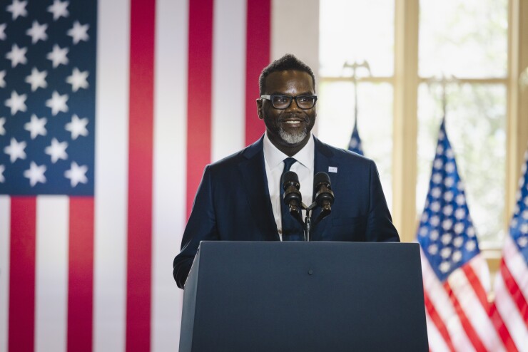 Chicago Mayor Brandon Johnson