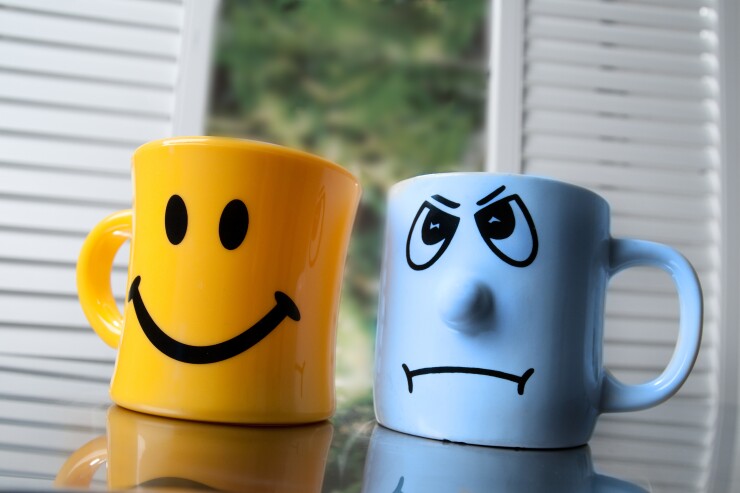 A good image for showing opposites attract, a tense relationship, tough love relationship, etc.