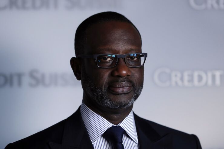 Credit Suisse Group AG CEO Tidjane Thiam Interview