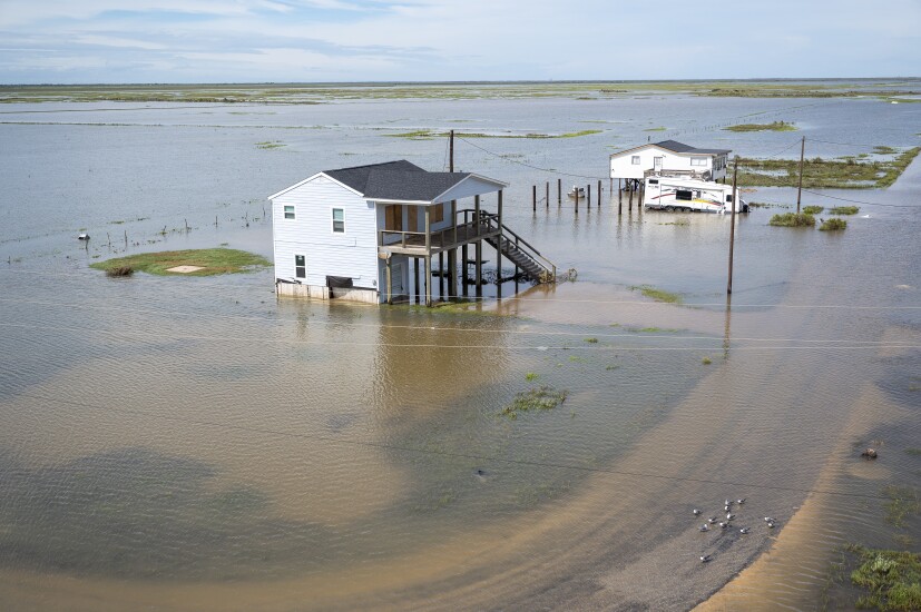 Hurricane Beryl flood damage