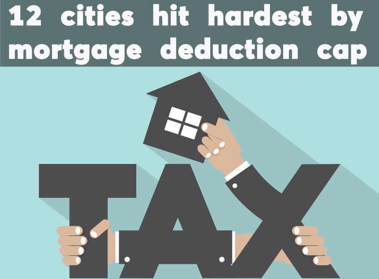 12 markets hit hardest by slashing the mortgage deduction