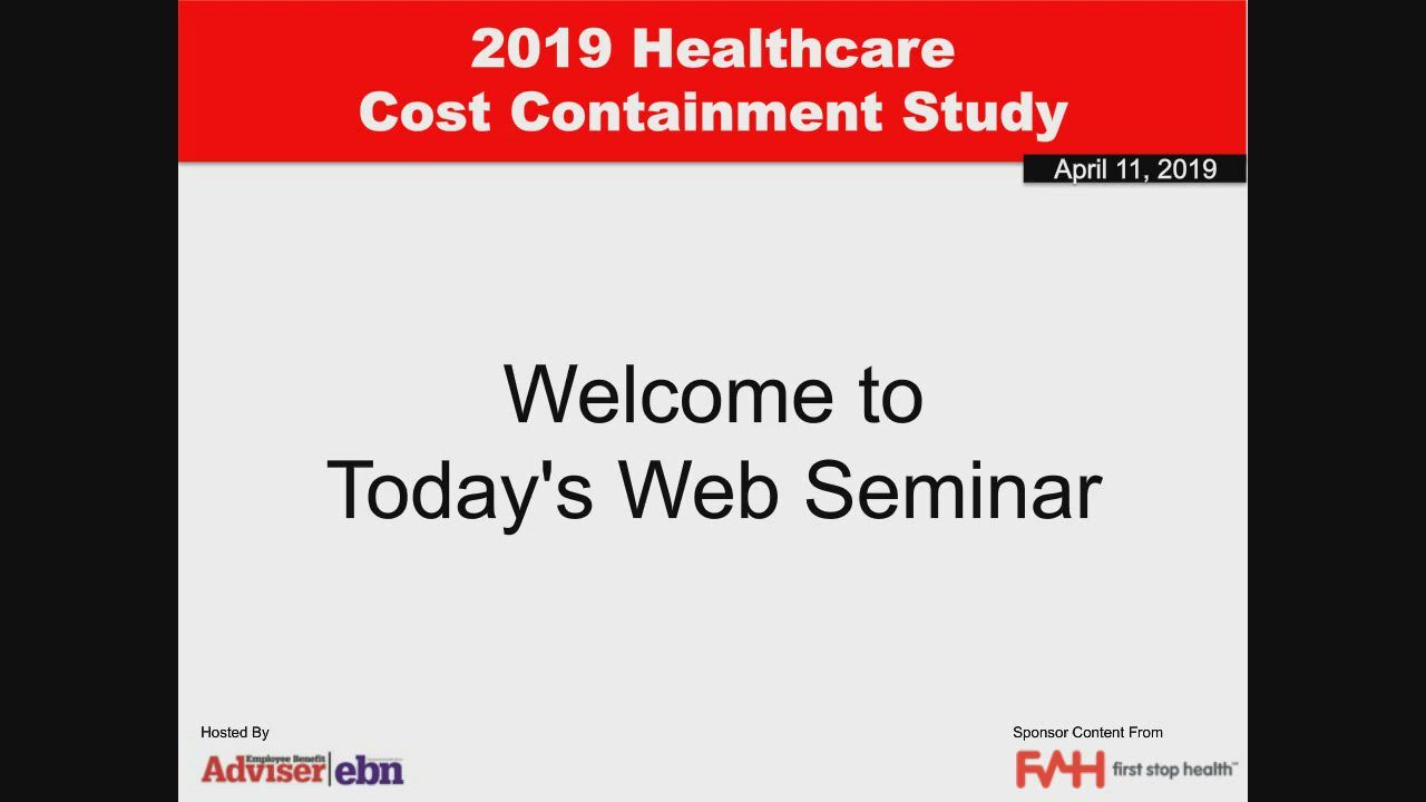 Video for 2019 healthcare research findings: How to contain costs and maximize care