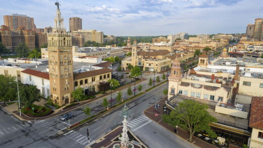Country Club Plaza aerial view