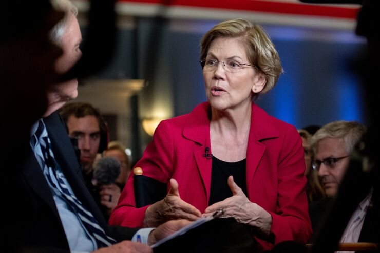 The letter from Senate Banking Committee members Elizabeth Warren, D-Mass., and Sherrod Brown, D-Ohio, noted that auto loan debt is the second largest category of non-housing debt behind student loans.