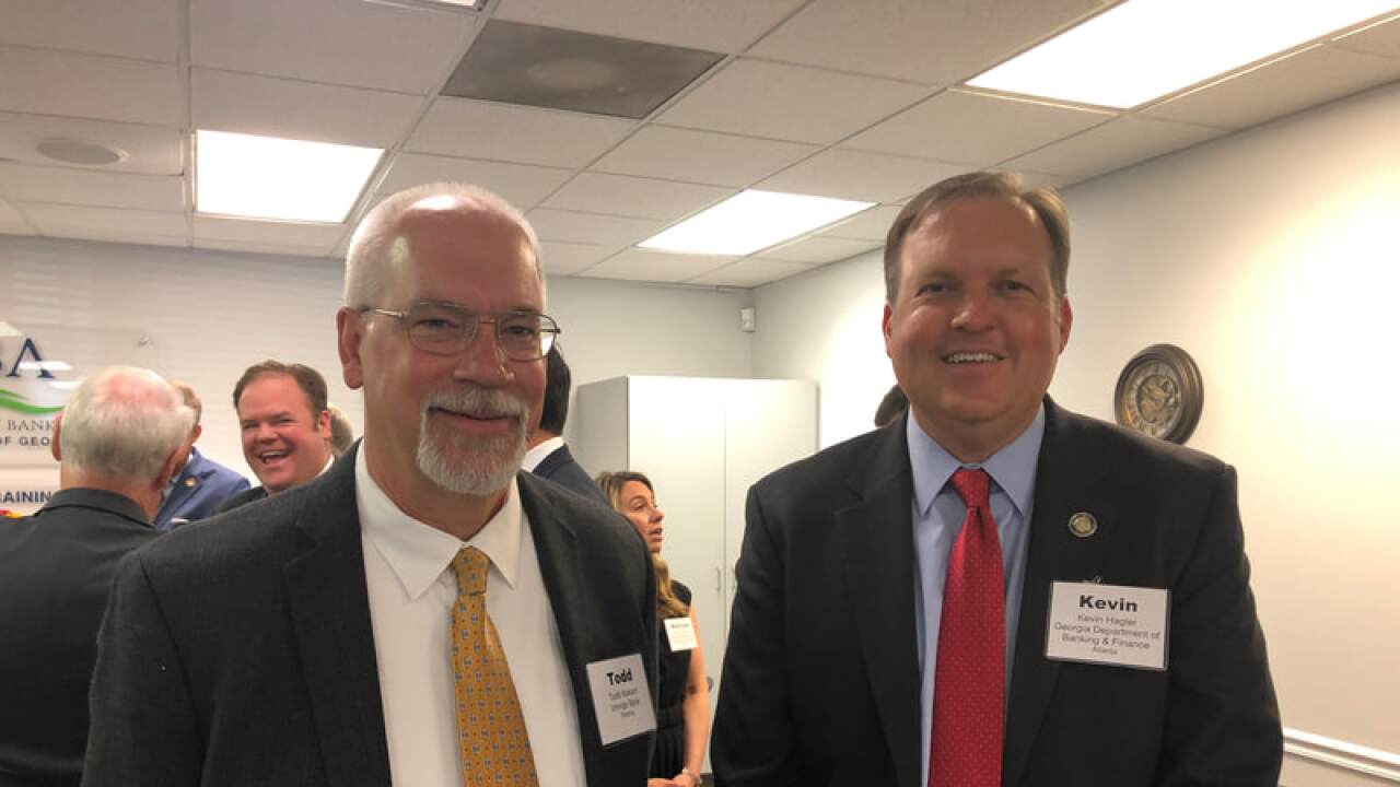Kevin Hagler, Georgia banking commissioner.