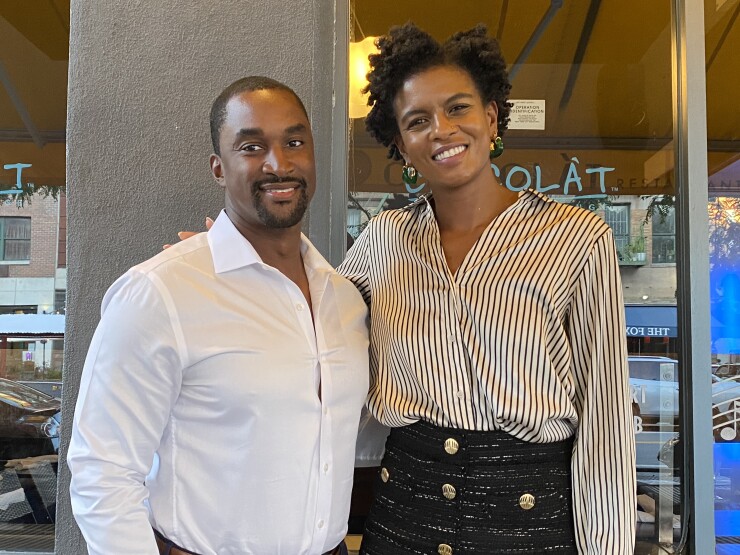 Keith Beverly and Anna N'Jie-Konte