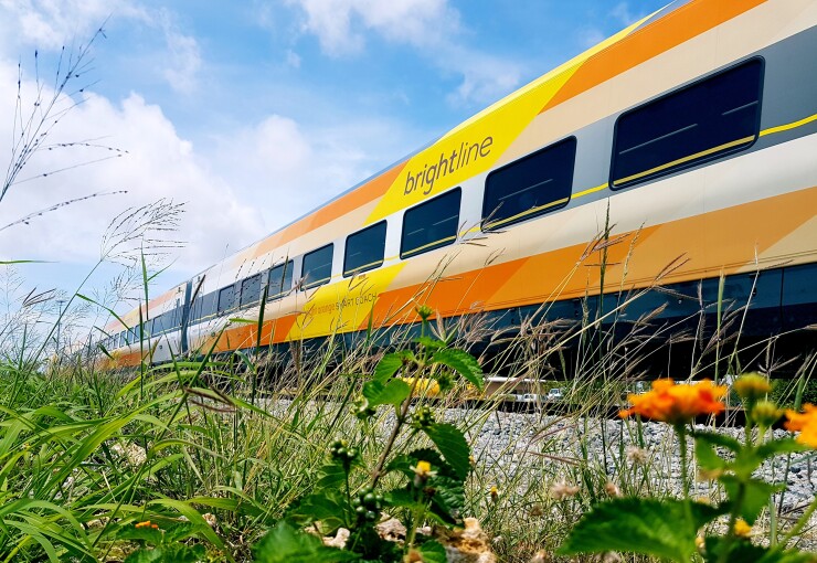 Florida's Brightline passenger train.