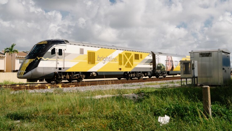 Brightline train in Florida