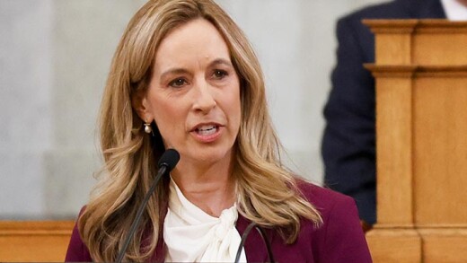 New Jersey Gov. Mikie Sherrill delivers her budget address