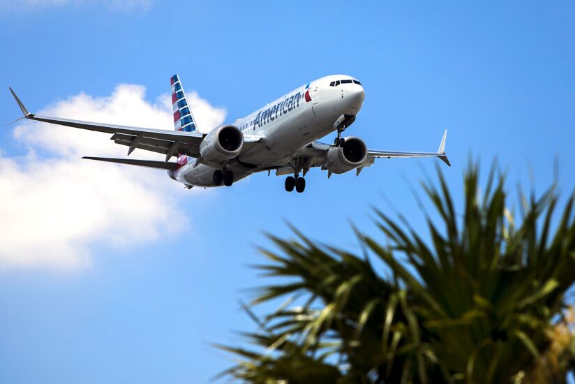 American Airlines jet