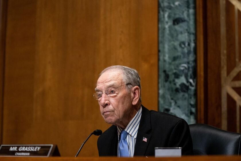 The bill introduced by Sens. Chuck Grassley, R-Iowa, Tim Scott, R-S.C., Sherrod Brown, D-Ohio, and Ron Wyden, D-Ore., would bar private collectors from garnishing the “recovery rebates” that were provided to consumers through the CARES Act.