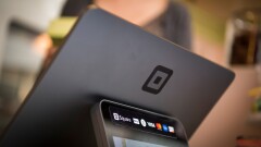 Square's two-screen register and payment options