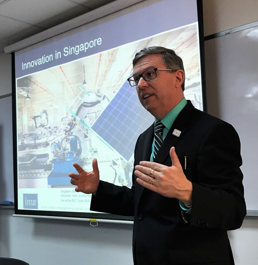 Institute of Management Accountants president and CEO Jeff Thomson