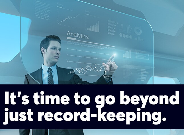Analytics slideshow opening screen
