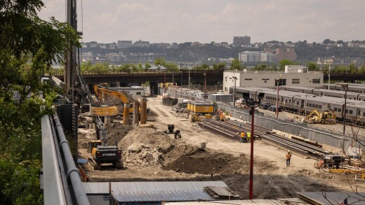 Gateway Hudson tunnel construction site