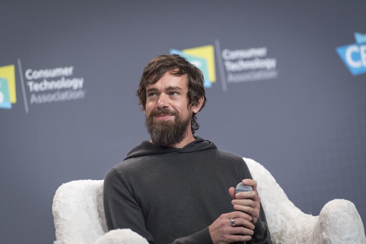 Jack Dorsey, CEO of Square and Twitter