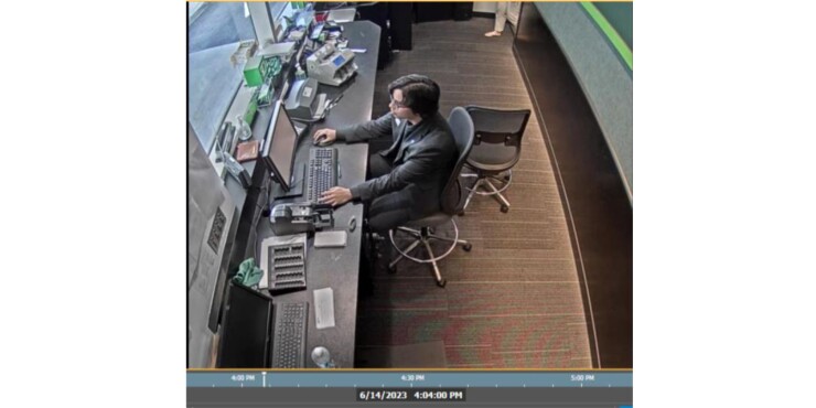 TD Bank teller Leonardo Ayala