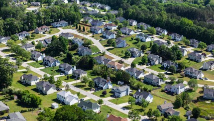 Suburban Streets Aerial