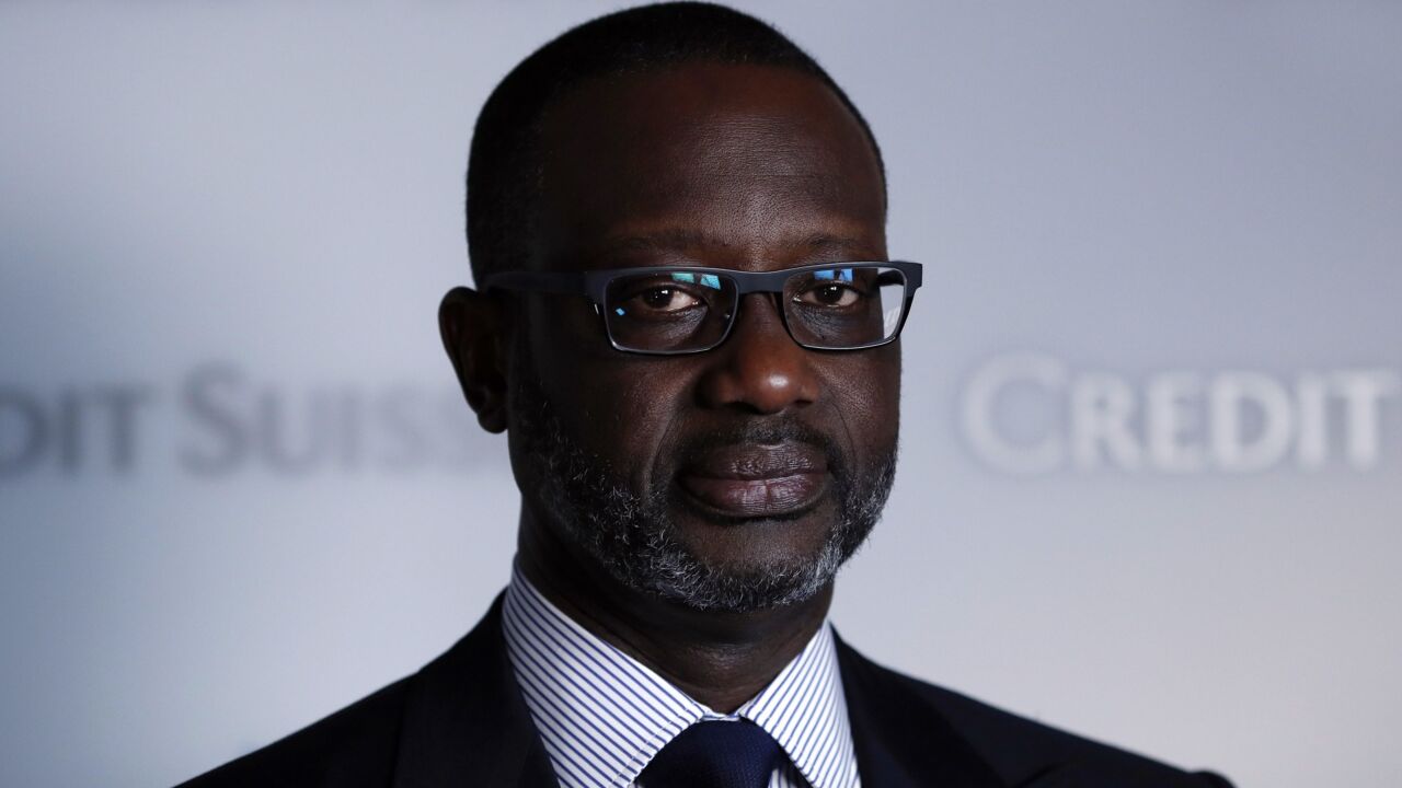 Credit Suisse Group AG CEO Tidjane Thiam Interview