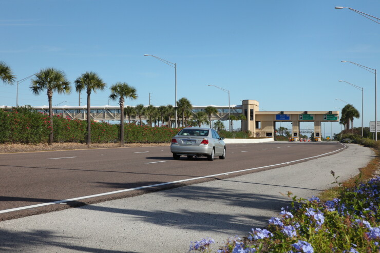 Central Florida Expressway Authority State Route 429 toll plaza.