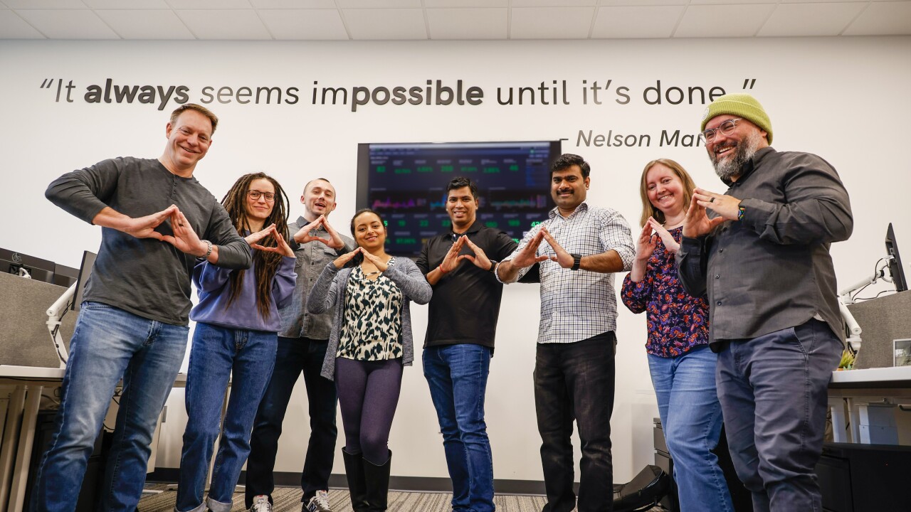 Archway team, with Dustin Hubbard, president of Archway, at left