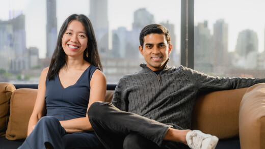 MAVI co-founders and co-CEOs Molly Liu (left) and Aman Puri (right)