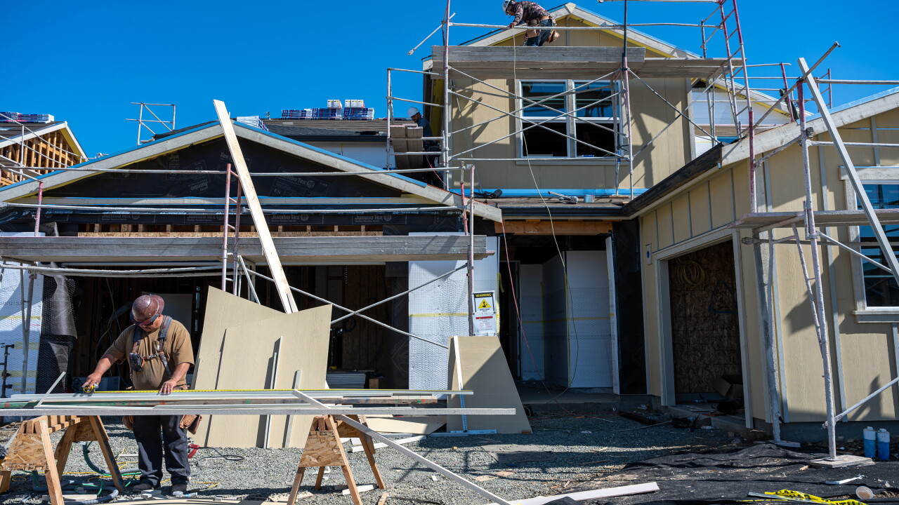 Homes In California Ahead Of Housing Starts Figures