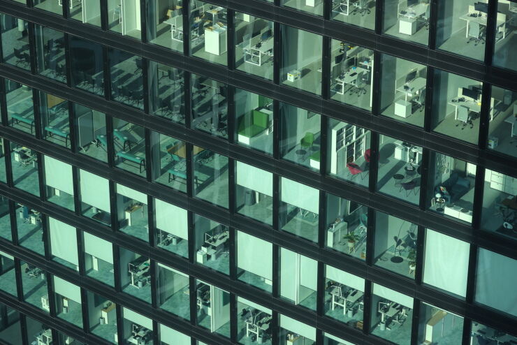 Offices in Frankfurt.