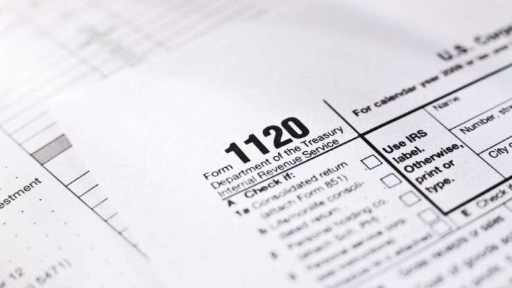 Tax form 1120