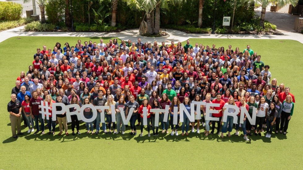 Firms giving back Protiviti holds U.S. Intern Day of Service