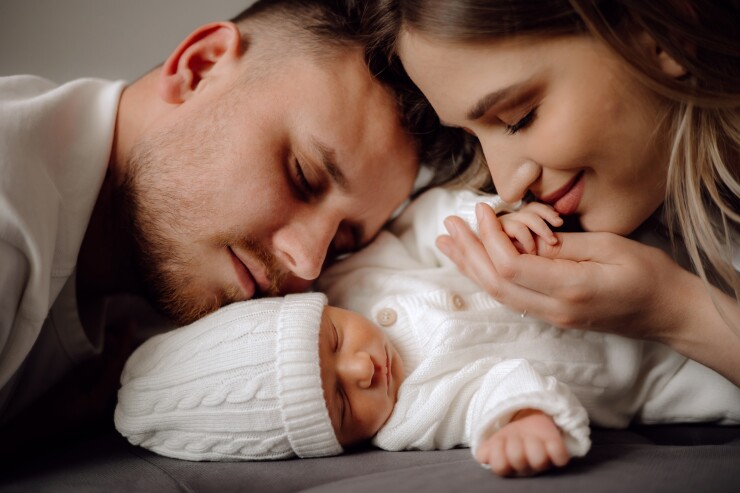 Parents with newborn