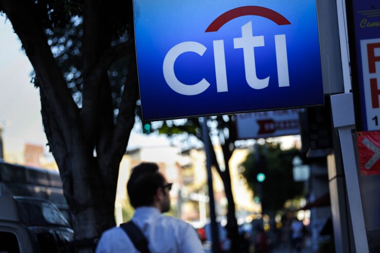 Citigroup sign