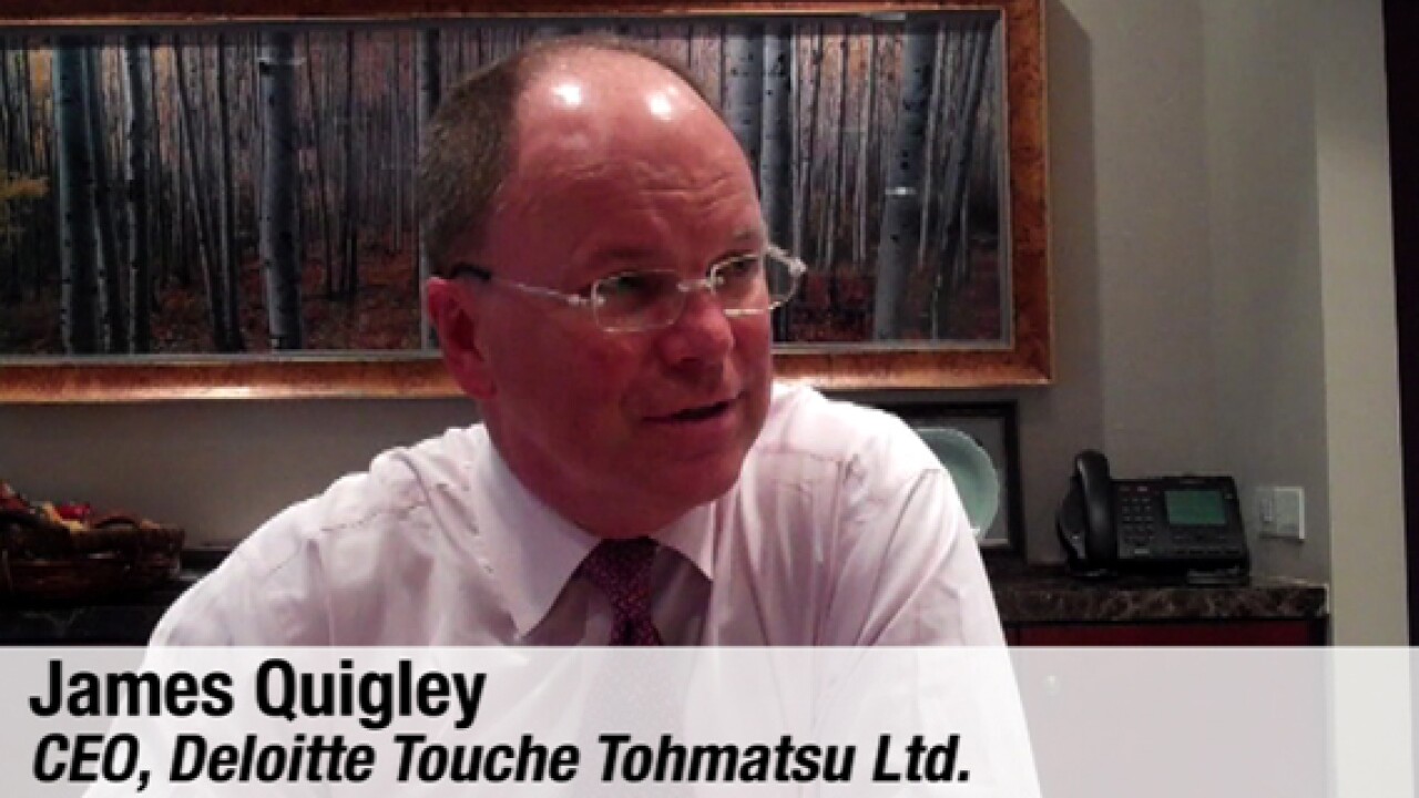 Thumbnail for Video: James Quigley on Recruitment at Deloitte
