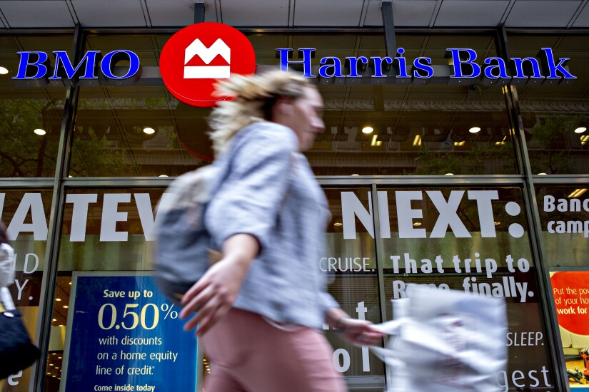 BMO Harris Bank To Emphasize Digital Revamp In U.S. Strategy Shift 10/8/19