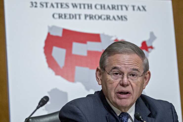 Sen. Robert Menendez, D-N.J., indicted on bribery charges. 