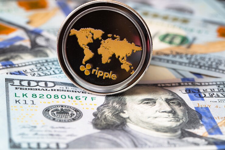 Ripple XRP token and cash