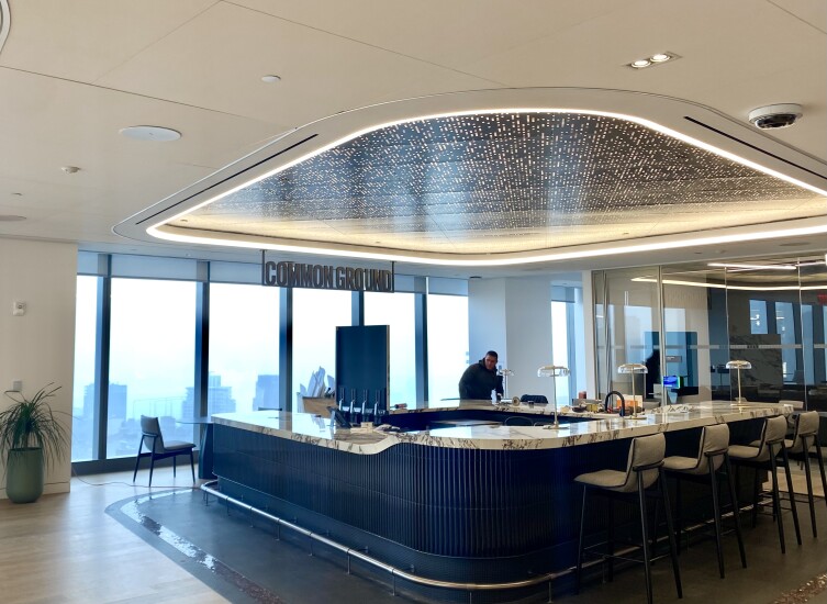 A Common Grounds coffee spot in KPMG's new offices