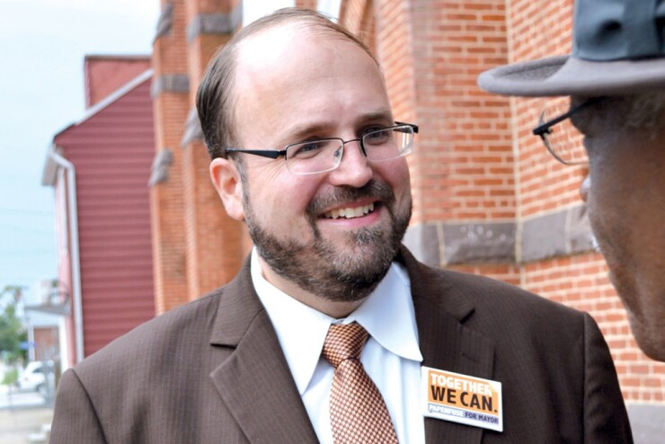 Eric Papenfuse, mayor of Harrisburg, Pennsylvania.