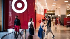 A Target store with a Starbucks inside