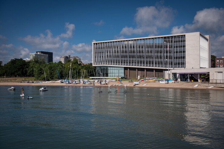 The Segal Visitors Center stands on the campus of Northwestern University in Evanston, Illinois, U.S., on Monday, Aug. 1, 2016.