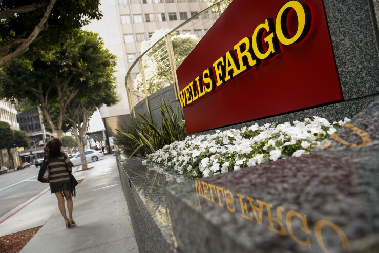 wells fargo sign