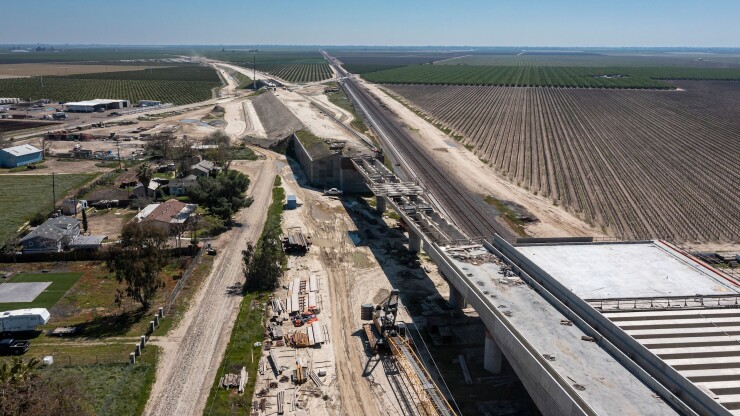 California high-speed rail construction
