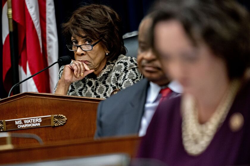 Rep. Maxine Waters, D-Calif., who chairs the committee, told reporters on Thursday that she will ask Elizabeth Duke and Richard Quigley to resign, and indicated that board members at other large banks could be on the hook in the future if a bank fails to comply with consumer regulations.