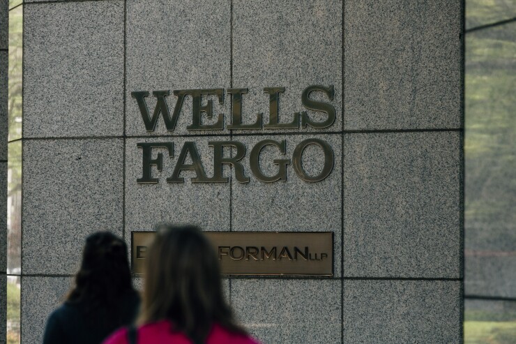 Wells Fargo sign and building