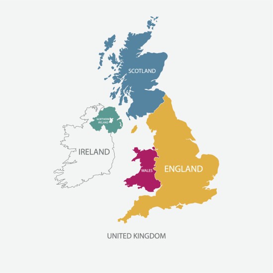 united kingdom map