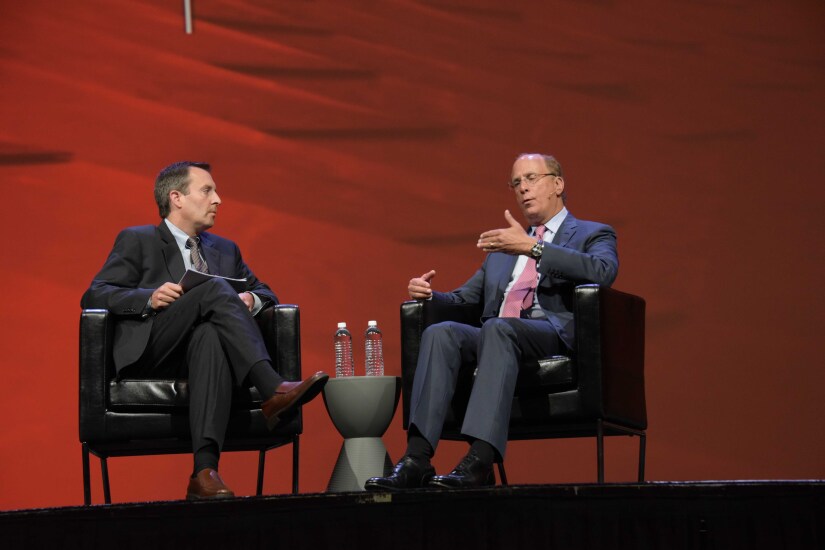 BlackRock CEO Larry Fink Morningstar investment conference Wyckoff-Tweedie Photography April 2017