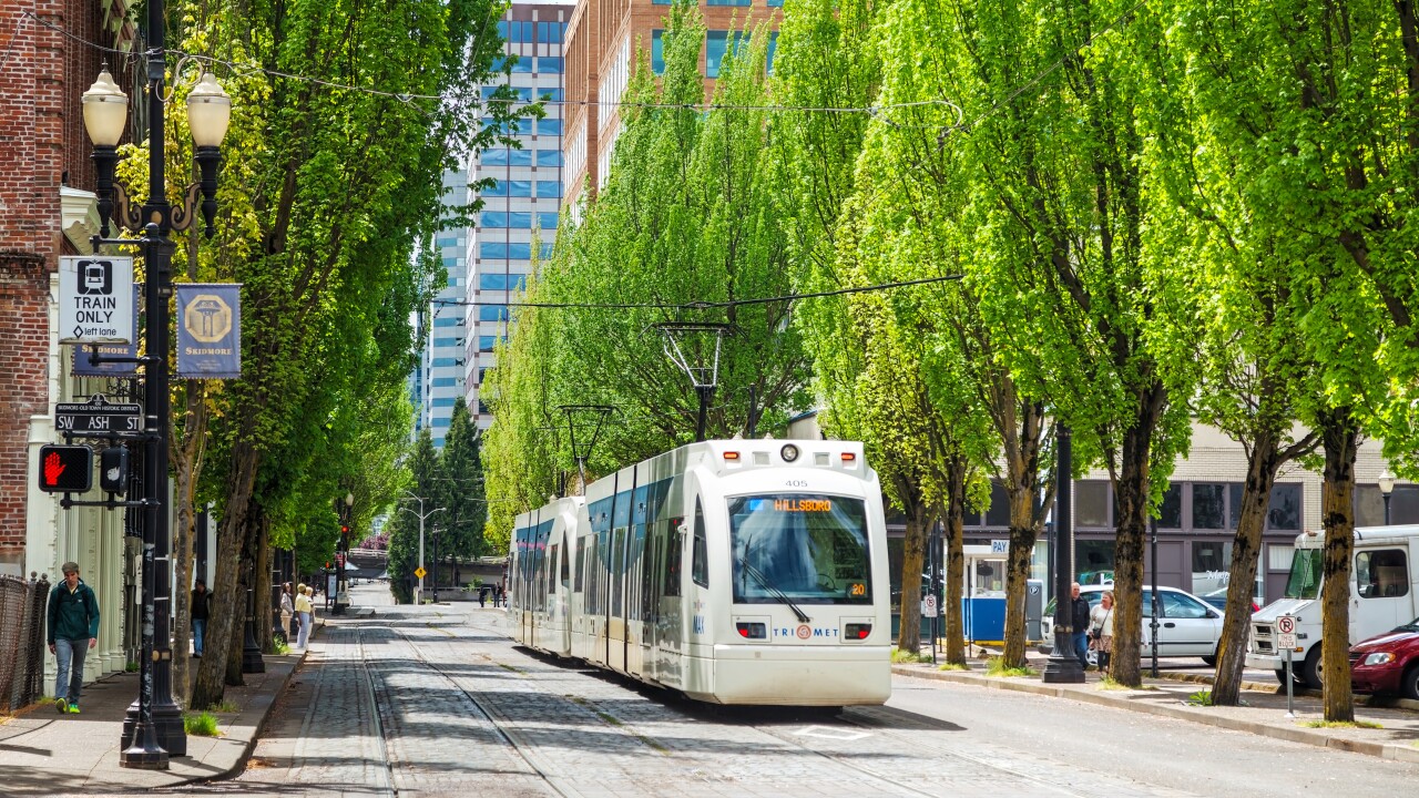 Portland, Ore., TriMet light rail