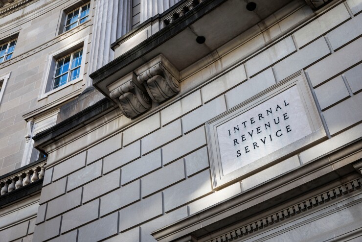 The Internal Revenue Service building in Washington