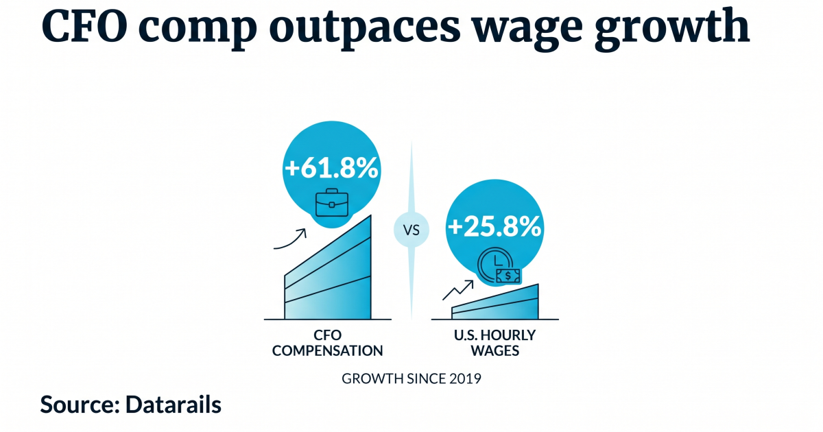 CFO salaries jump as tenure narrows