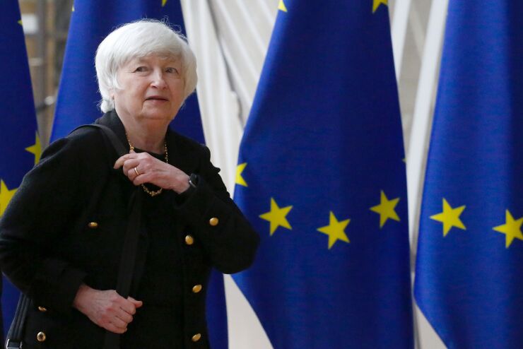 “I write in enthusiastic support of the financial institution reporting provisions advanced in the President's tax compliance agenda,” said Treasury Secretary Janet Yellen.